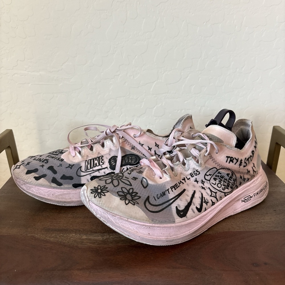 Nike Zoom X Nathan Bell Fly SP Doodles Shoes AT5242-100 size 11 men
